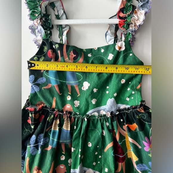 jolie mini couture Amelie dress tiered novelty print playground ruffle smock 12 - Picture 8 of 8